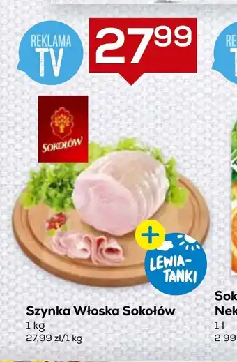Lewiatan Szynka Włoska Sokołów 1kg oferta