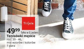 E.Leclerc Tenisówki męskie 39-46 tissaia oferta
