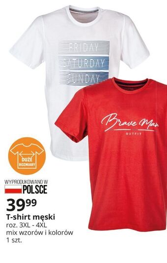 E.Leclerc T-shirt męski 3xl-4xl oferta