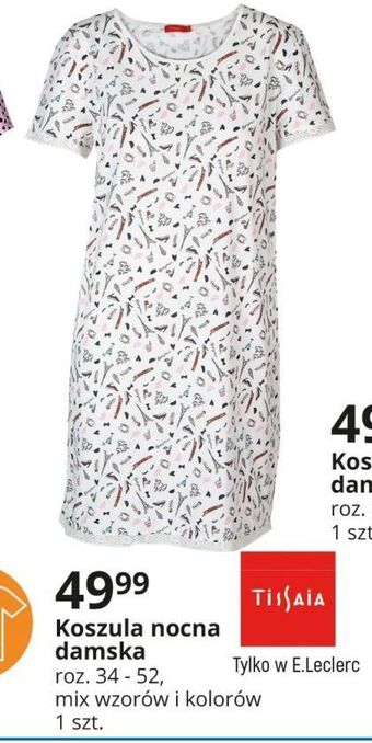 E.Leclerc Koszula nocna damska 34-52 tissaia oferta