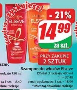 Dino Szampon do włosów ochronny l'oreal elseve color-vive oferta