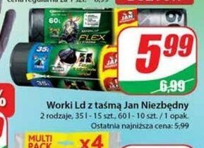 Dino Worki na śmieci 60 l jan niezbędny oferta