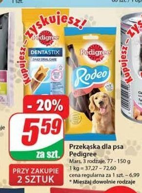 Dino Przysmak dla psa średnie rasy pedigree dentastix oferta