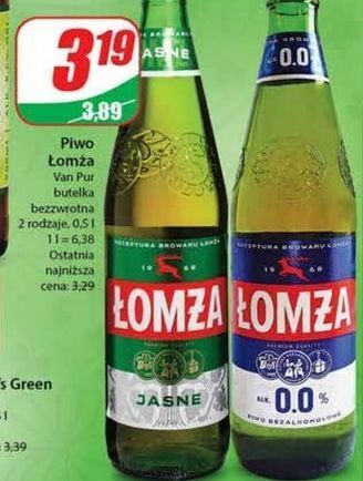 Dino Piwo łomża jasne (dawniej export) oferta