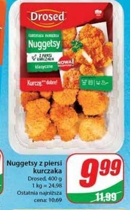 Dino Nuggetsy z piersi kurczaka panierowane drosed oferta