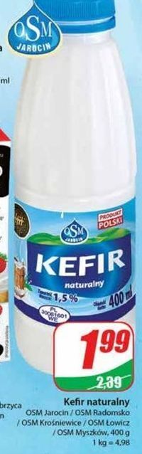 Dino Kefir naturalny osm jarocin oferta