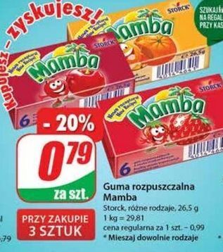 Dino Guma rozpuszczalna wiśniowa mamba oferta