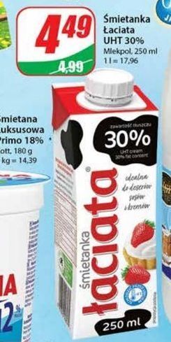 Dino Śmietanka 30 % łaciata oferta