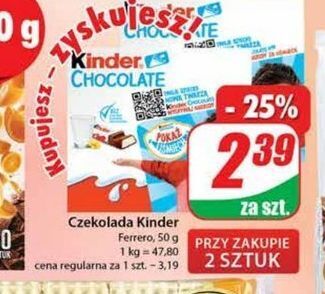 Czekoladki kinder chocolate