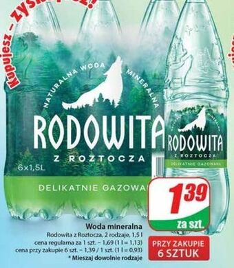 Dino Woda gazowana rodowita z roztocza oferta