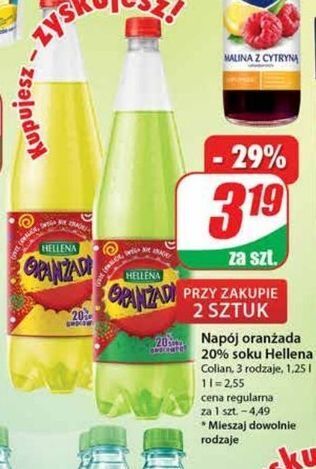 Dino Oranżada zielona hellena oferta