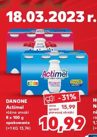 Kaufland Jogurt malina danone actimel oferta