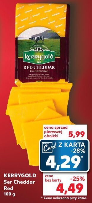 Ser cheddar red kerrygold