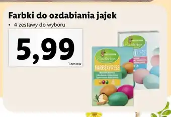 Lidl Farbki do jajek oferta