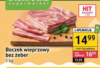 Boczek wieprzowy bez żeber 1 kg
