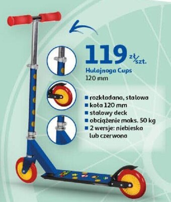 Auchan Cups hulajnoga oferta