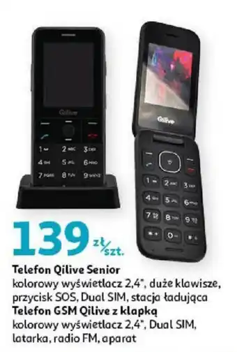 Auchan Qilive telefon senior oferta