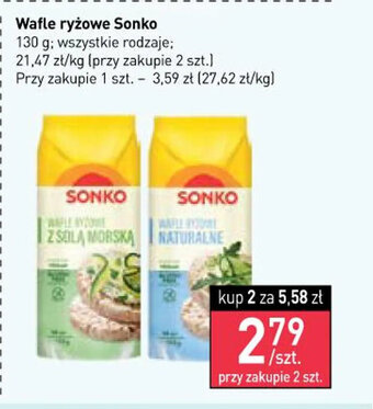 Sonko Wafle ryżowe 130g