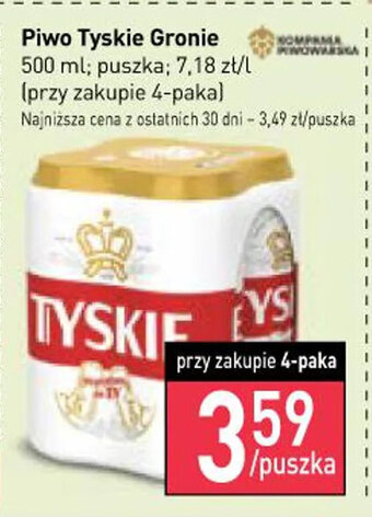 Stokrotka Kompania Piwowarska Piwo Tyskie Gronie 500ml oferta