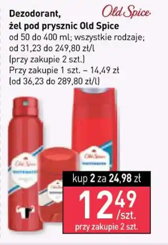 Stokrotka Old Spice Dezodorant żel pod prysznic od 50 do 400ml oferta