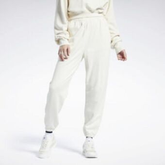 Spodnie dresowe z materiału frotte z małym logo reebok classics natural dye
