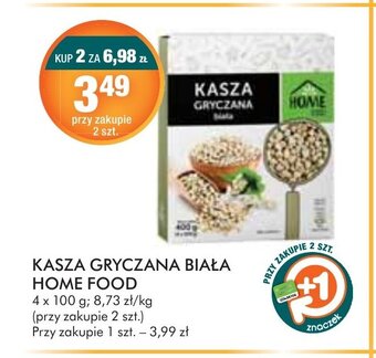 Stokrotka Kasza gryczana biała Home Food 4x100g oferta