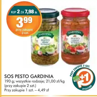 Stokrotka Sos Pesto Gardinia 190g oferta