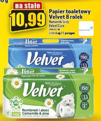 Topaz Velvet Papier toaletowy 8 rolek oferta