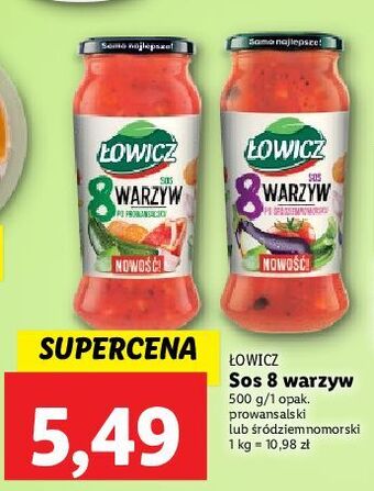 Lidl Sos 8 warzyw po prowansalsku łowicz oferta