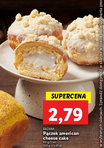 Lidl Pączek american chesse cake kazana oferta