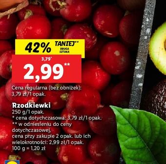 Lidl Rzodkiewki oferta