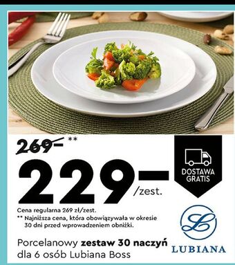 Biedronka Komplet obiadowy boss lubiana oferta