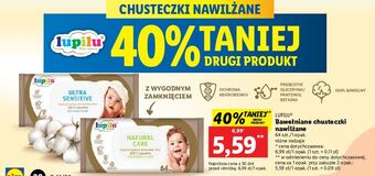 Lidl Chusteczki nawilżane ultra sensitive lupilu premium oferta