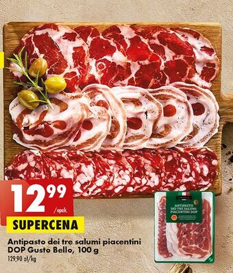 Biedronka Antipasto dei tre salumi piacentini gustobello oferta