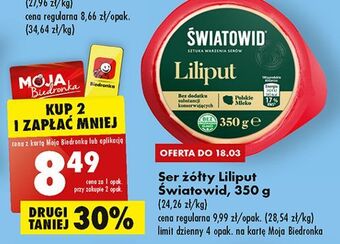 Biedronka Ser liliput światowid oferta