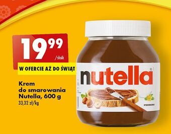Biedronka Krem czekoladowo-orzechowy nutella oferta