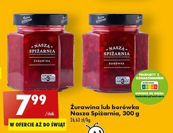 Biedronka Żurawina nasza spiżarnia oferta