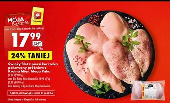 Biedronka Filet z piersi kurczaka kraina mięs oferta