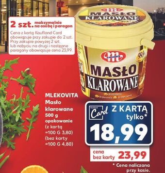 Kaufland Masło klarowane mlekovita klarowane oferta