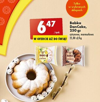 Biedronka Babka cytrynowa dan cake oferta
