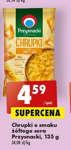 Biedronka Chrupki żółty ser przysnacki oferta