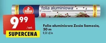 Biedronka Folia aluminiowa 30 m z tłoczeniem zosia samosia oferta