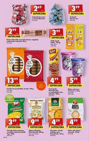 Biedronka Cukierki brownie z wiśnią mieszko oferta