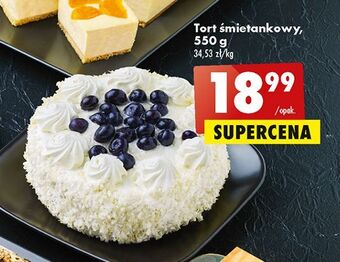 Biedronka Tort śmietankowy oferta
