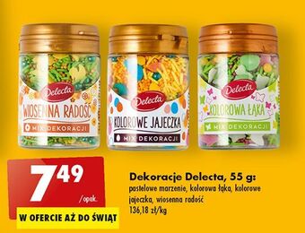 Biedronka Posypki wiosenna radość delecta oferta