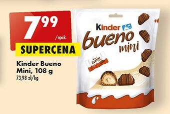 Biedronka Baton kinder bueno mini oferta