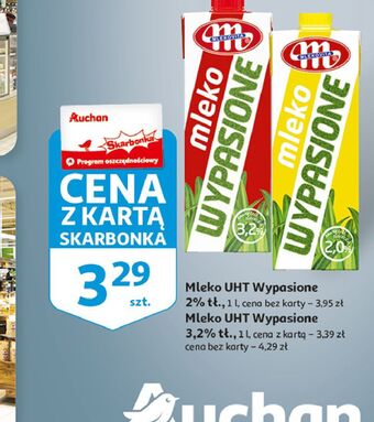 Auchan Mleko 2% mlekovita wypasione oferta