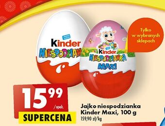 Biedronka Jajko kinder niespodzianka maxi oferta