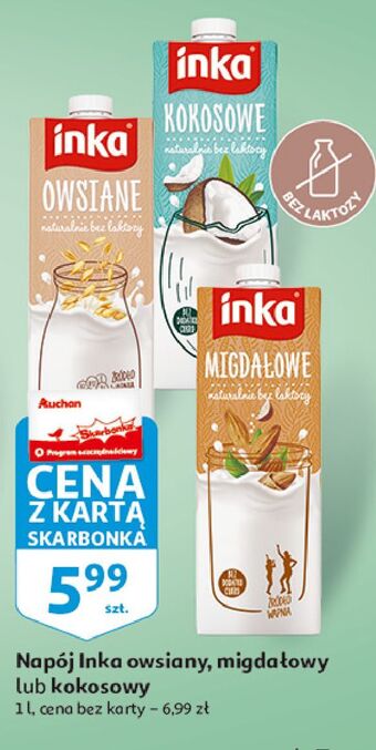 Auchan Napój kokosowy inka kokosowe oferta