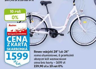 Auchan Rower miejski 26" oferta